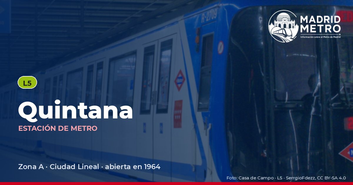 Estación de metro Quintana