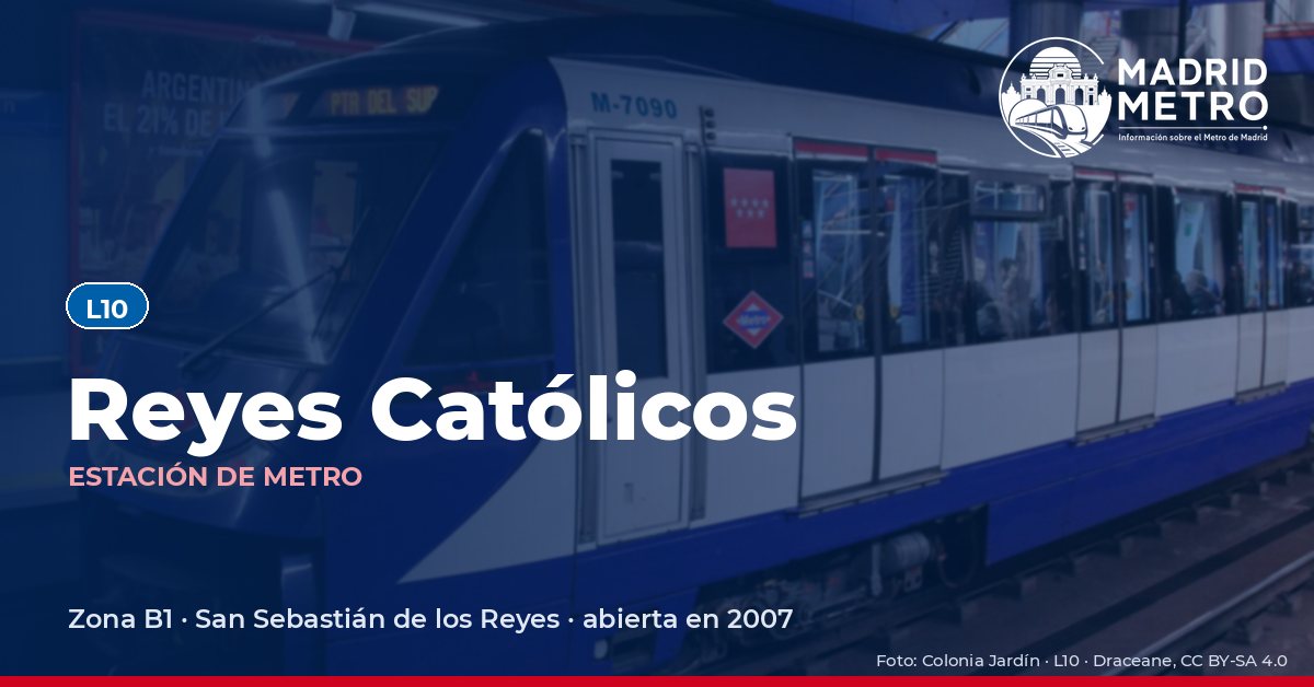 Estación de metro Reyes Católicos