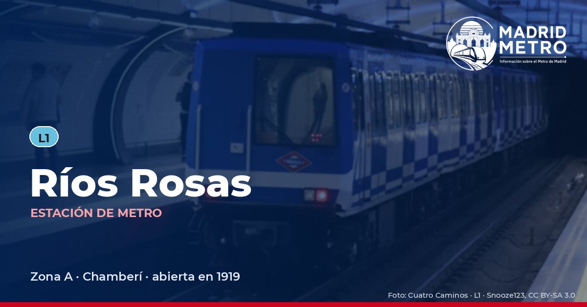 Estación de metro Ríos Rosas