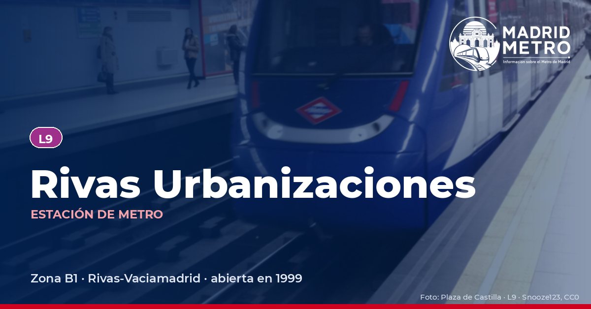 Estación de metro Rivas Urbanizaciones