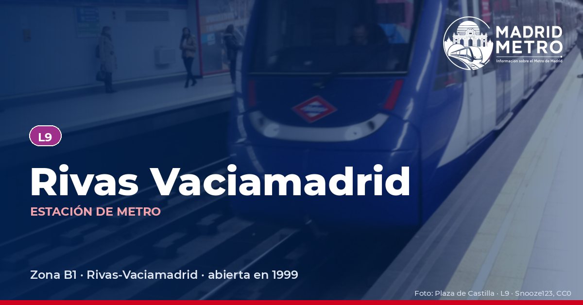 Estación de metro Rivas Vaciamadrid