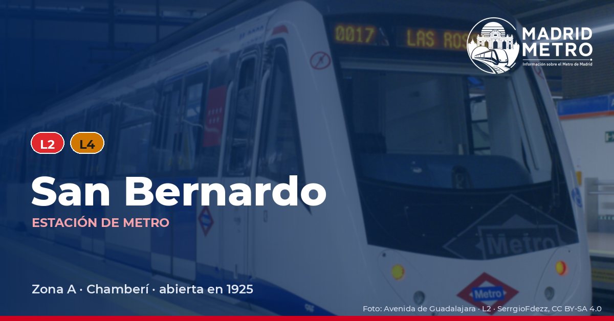 Estación de metro San Bernardo
