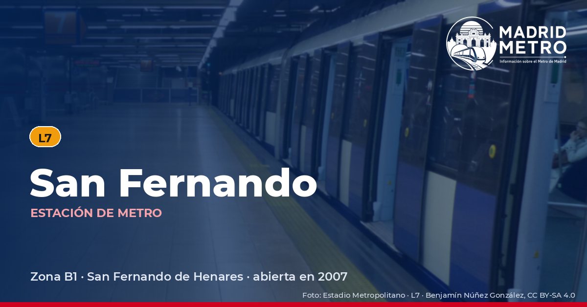 Estación de metro San Fernando