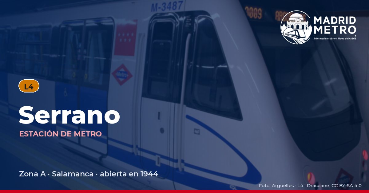 Estación de metro Serrano