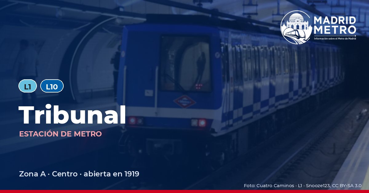 Estación de metro Tribunal