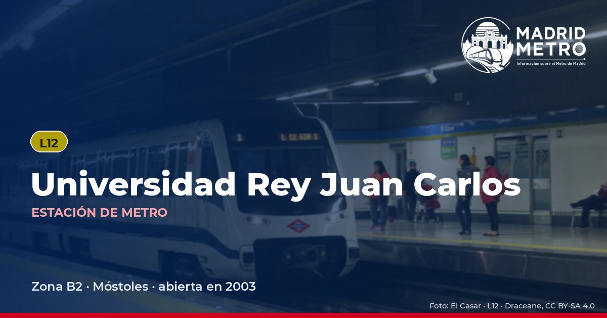 Estación de metro Universidad Rey Juan Carlos