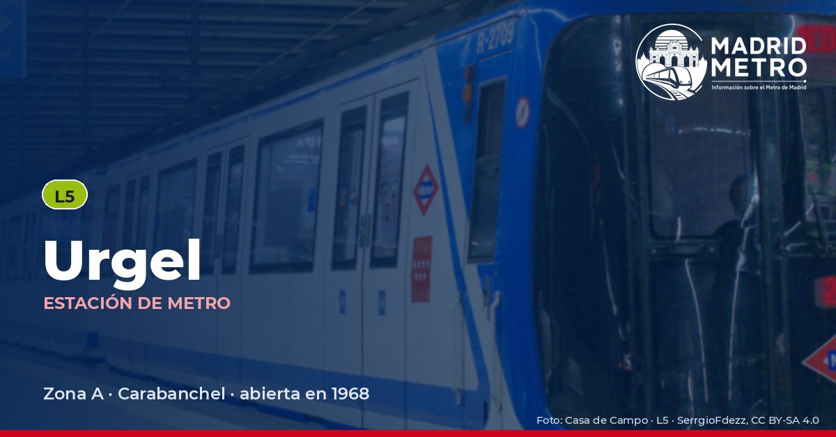 Estación de metro Urgel