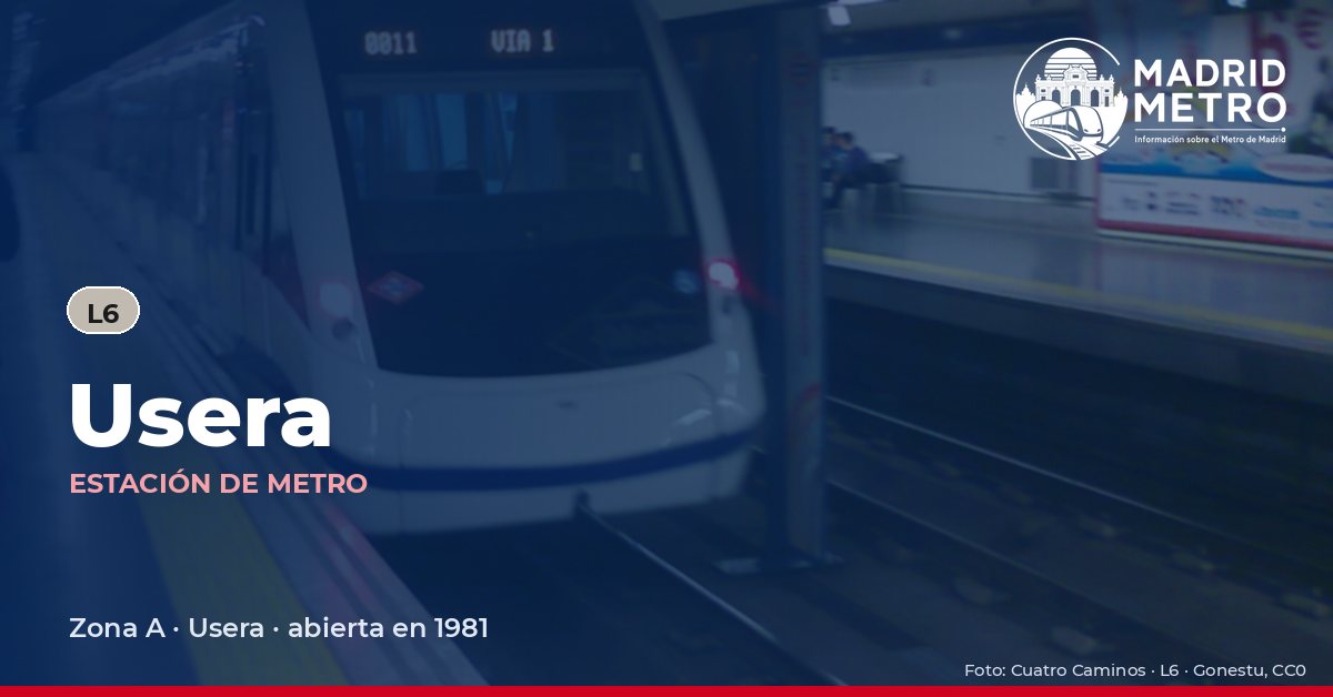 Estación de metro Usera