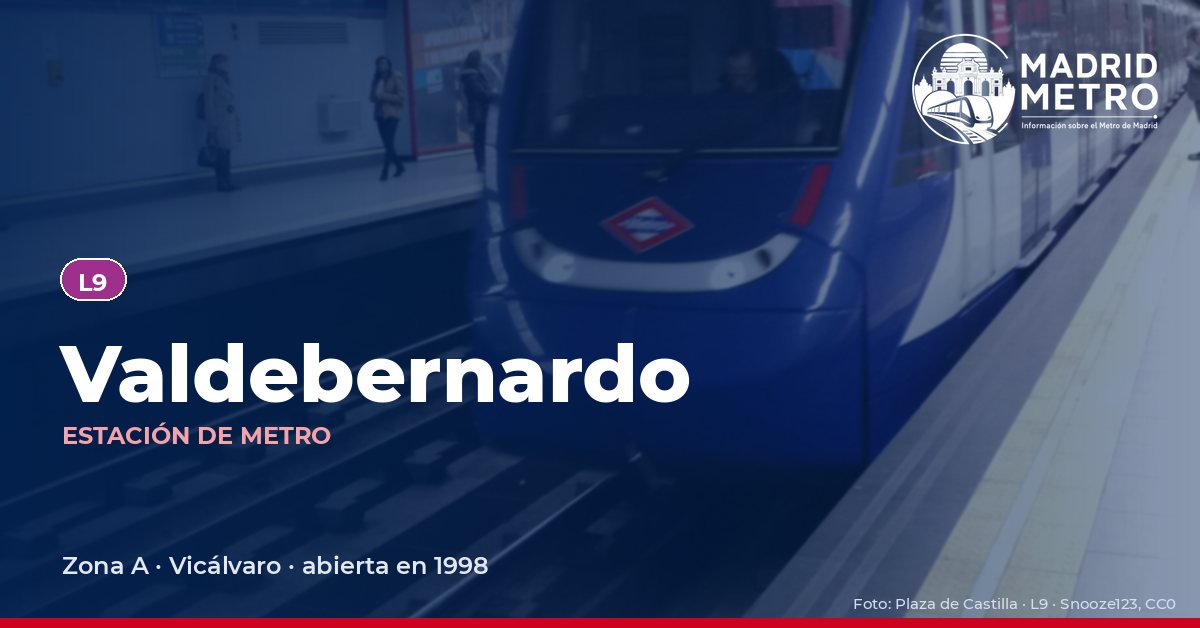 Estación de metro Valdebernardo