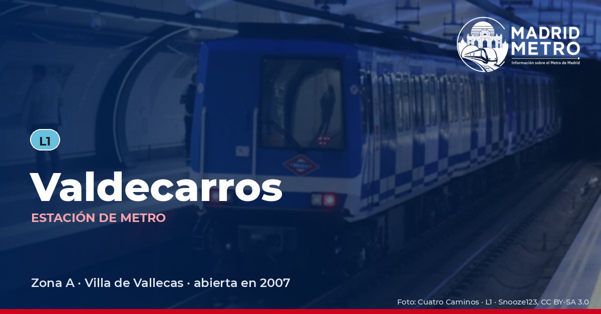 Estación de metro Valdecarros