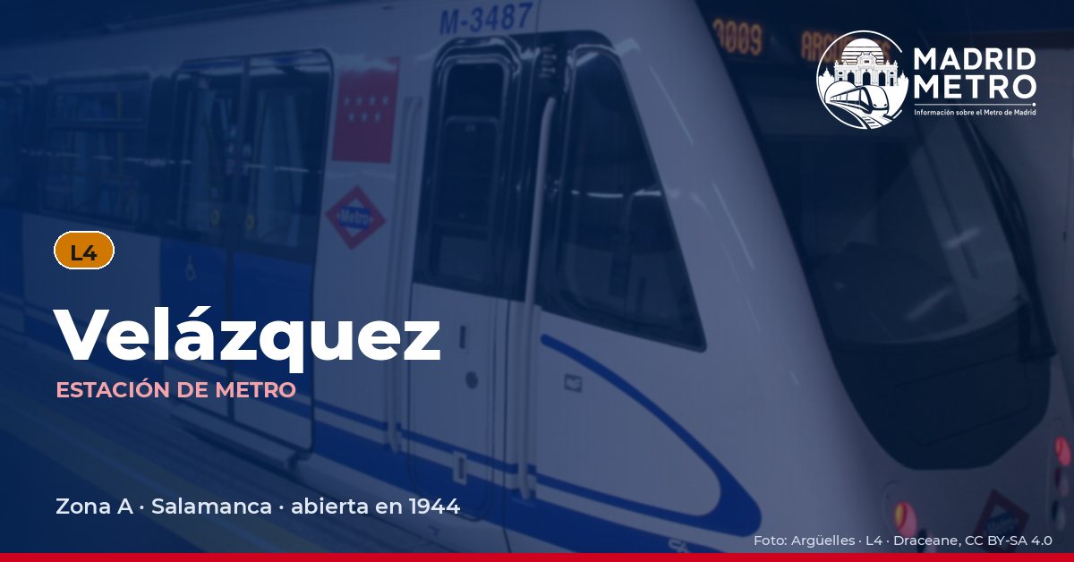 Estación de metro Velázquez