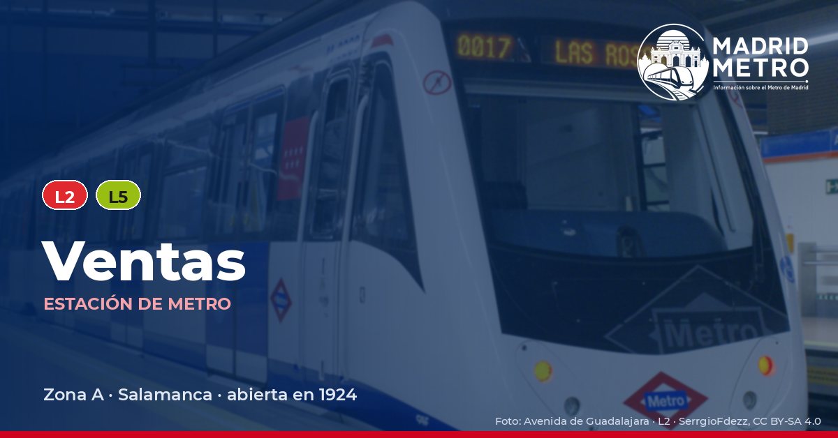 Estación de metro Ventas