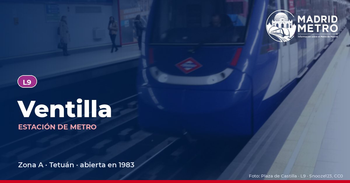 Estación de metro Ventilla