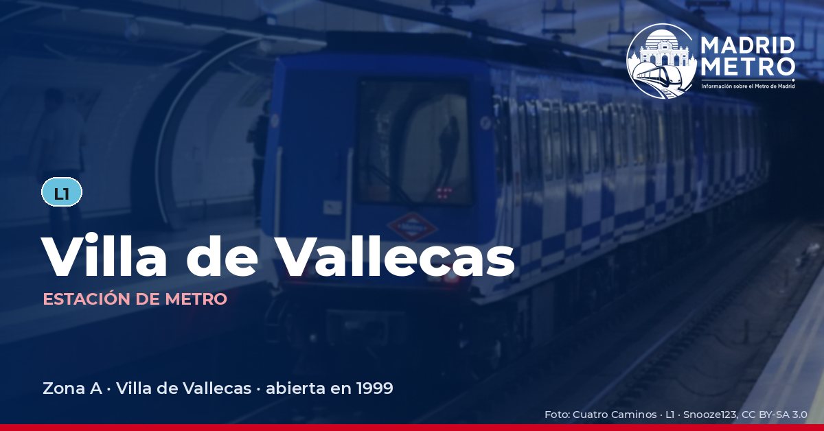 Estación de metro Villa de Vallecas