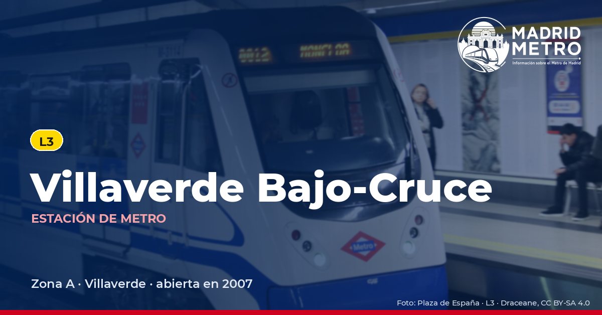 Estación de metro Villaverde Bajo-Cruce